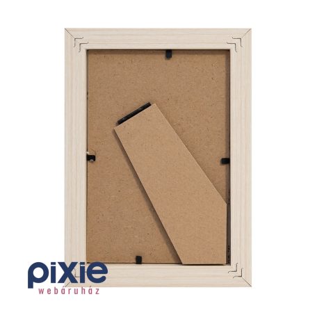 Asztali képkeret 10x15 cm-es képnek (világos, natúr fa)