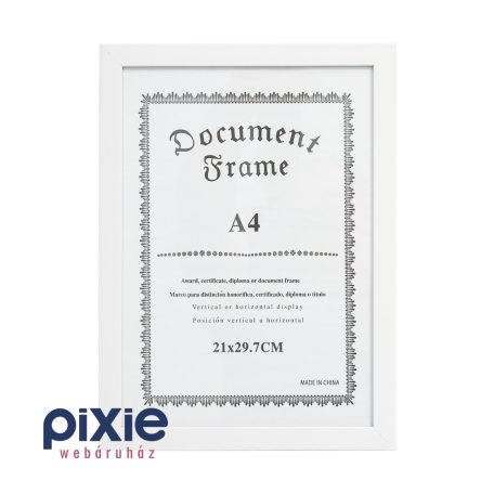 A4-es méretű képkeret (fehér)
