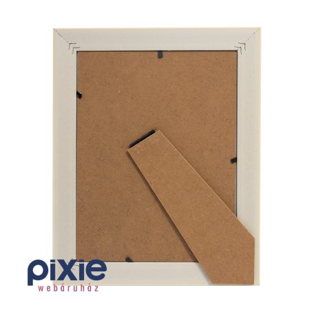 Asztali képkeret letámasztóval, 15x20 cm-es (világosszürke-fehér)