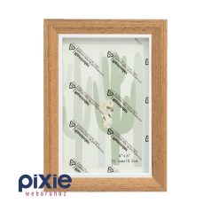 Két színű, képkeret 10x15-ös képnek (sötétfa-fehér)