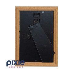 Két színű, képkeret 10x15-ös képnek (sötétfa-fehér)