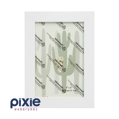 Asztali képkeret 10x15 cm-es képnek (fehér)