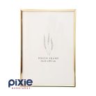 A4-es méretű képkeret, szögletes kerettel (fényes arany)