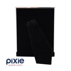  Elegáns ezüst színű fém képkeret, 13x18 cm-es