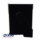  Szívekkel díszített ezüst színű fém képkeret, 13x18 cm-es