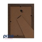 Asztali vagy fali, fa képkeret, 13x18-as, sötétbarna színben