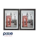 Fa kinyitható képkeret, 15x21 cm-es képeknek (fekete)