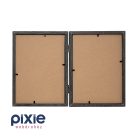 Fa kinyitható képkeret, 15x21 cm-es képeknek (fekete)