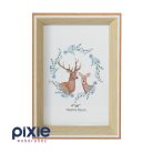 Asztali fa hatású képkeret, 10x15-ös képnek