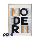 A4-es méretű képkeret íves kerettel (fényes arany)