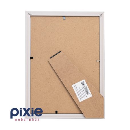 Fa hatású asztali képkeret, koptatott kék színben