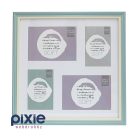 Világoszöld színű, többképes képkeret