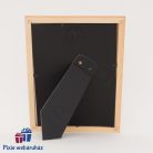 Világos barna színű 13x18 cm-es képkeret