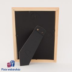 Világos barna színű 13x18 cm-es képkeret