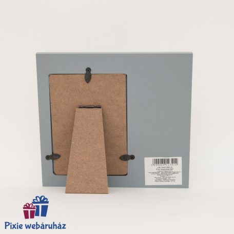 Szürke színű, díszes 10x15 cm-es képkeret