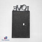 LOVE, LIFE egyedi méretű képkeret 22x35 cm-es képeknek