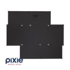 Akasztható fali képkeret, arany színű fa mintával 