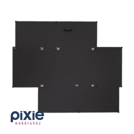 Akasztható fali képkeret, arany színű fa mintával 