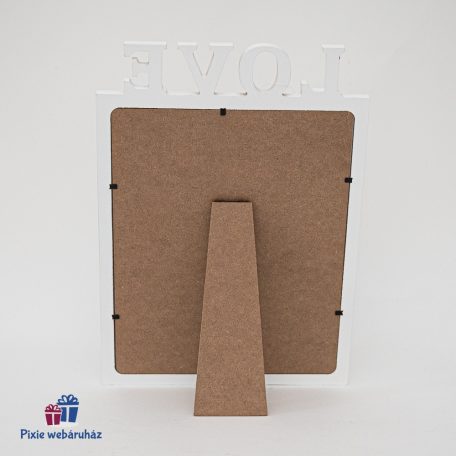 LOVE támasztható képkeret 17x22 cm-es képnek