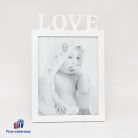 LOVE támasztható képkeret 20x25 cm-es képnek
