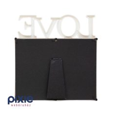 LOVE letámasztós képkeret 10x15 cm méretű képeknek