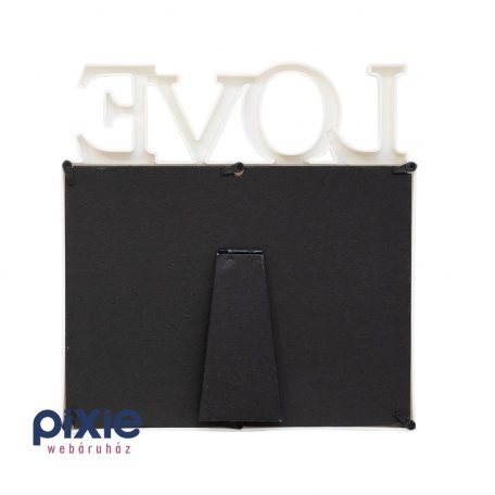 LOVE letámasztós képkeret 10x15 cm méretű képeknek