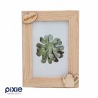 Asztali letámasztható Anyák napi fa képkeret 10x15 cm-s (natur fa szin) 