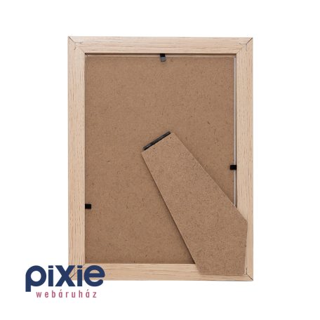 Asztali fa hatású képkeret, 13x18-as, (natúr fa színben)