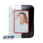 Üvegkeretes képkeret, fekete-fehér színben